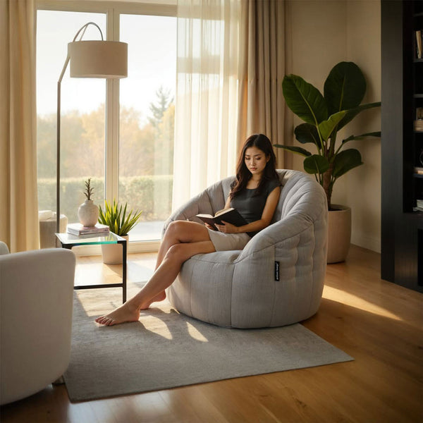 Butterfly Sofa Keystone Gray Innedørs saccosekk