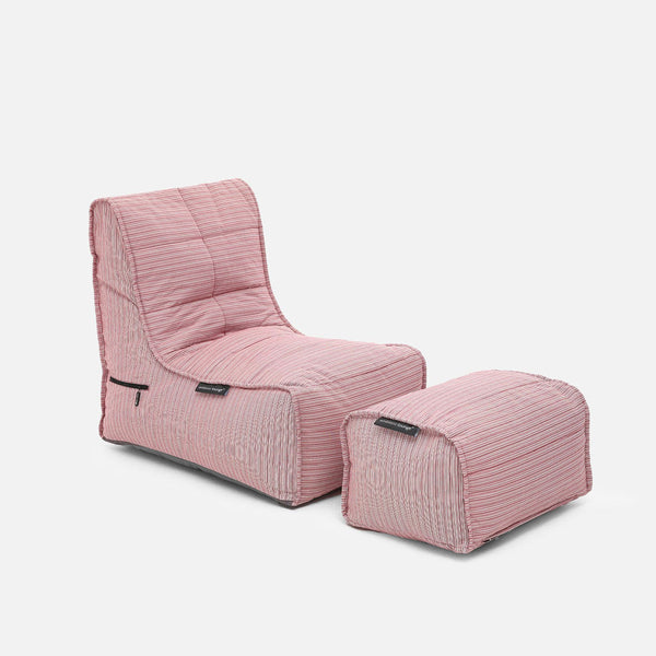 Ottoman Deluxe Deluxe Raspberry Polo Utendørs saccosekk