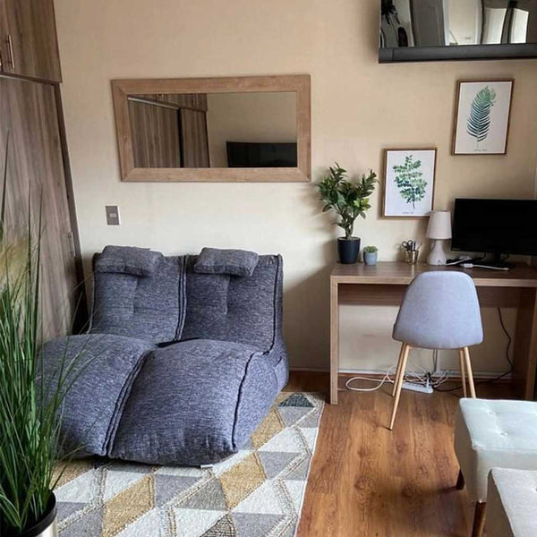 Twin Avatar Deluxe Luscious Gray Innedørs saccosekk