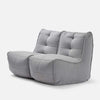 Twin Couch Modulsofa Keystone Gray Innedørs saccosekk