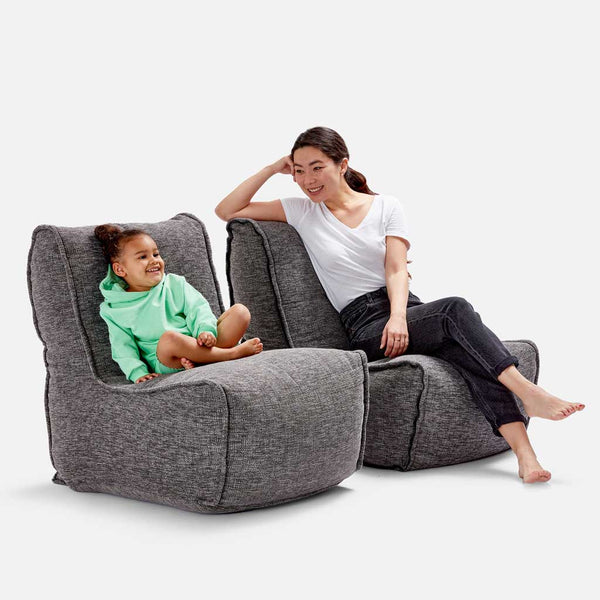 Twin Couch Modulsofa Luscious Gray Innedørs saccosekk