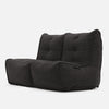 Twin Couch Modulsofa Black Sapphire Innedørs saccosekk