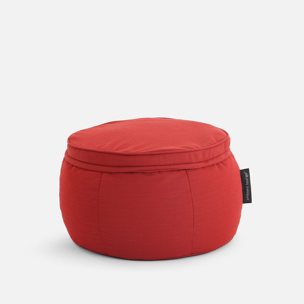 Wing Ottoman Crimson Vibe (Sunbrella) Utendørs saccosekk