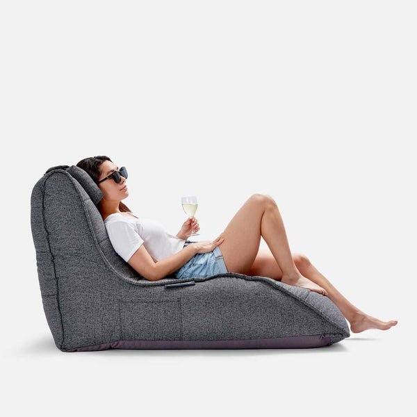 Avatar Lounger Titanium Weave Utendørs saccosekk