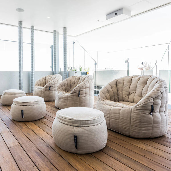 Butterfly Sofa Mudhoney Dune (Sunbrella) Utendørs saccosekk