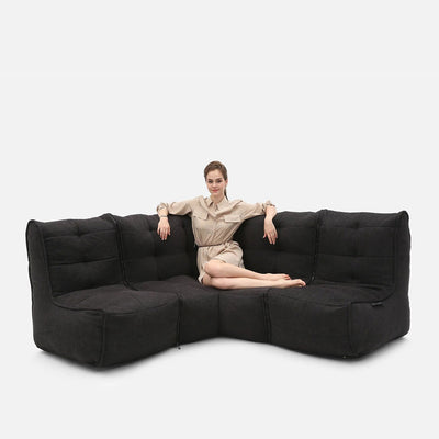 Mod 3 Cozy Corner Modulsofa Musta Safiiri 