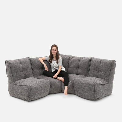 Mod 3 Cozy Corner Modulaarisohva Luscious Gray 