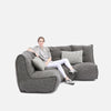Mod 3 Cozy Corner Modulsofa Luscious Gray Innedørs modulsofa