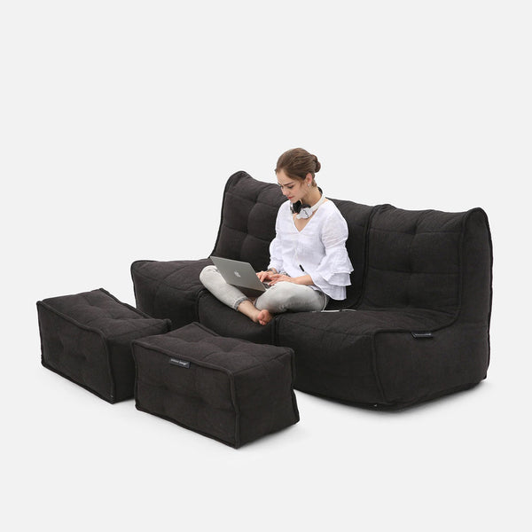 Mod 3 Movie Couch Modulsofa Black Sapphire Innedørs modulsofa