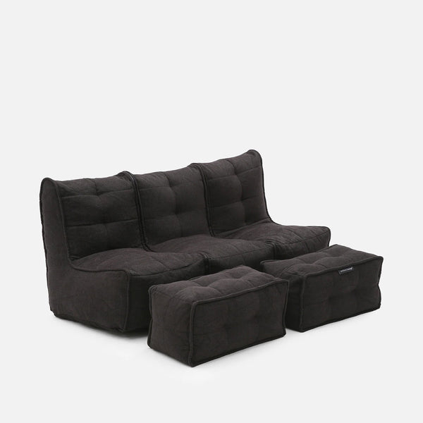 Mod 3 Movie Couch Modulsofa Black Sapphire Innedørs modulsofa