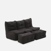 Mod 3 Movie Couch Modulsofa Black Sapphire Innedørs modulsofa