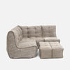 Mod 4 Corner Deluxe Modulsofa Eco Weave Innedørs modulsofa