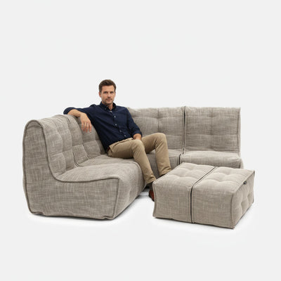 Mod 4 Corner Deluxe Modulsohva Eco Weave 