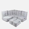 Mod 4 Corner Deluxe Modulisohva Silverline Ulkokäyttöön tarkoitettu modulisohva