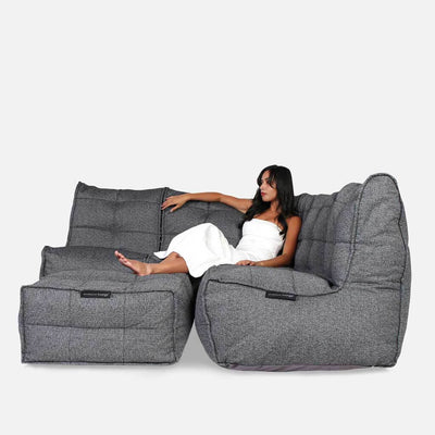 Mod 4 Corner Deluxe Modulsofa Titaanikudonta 