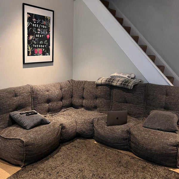 Mod 4 L Sofa Modulsofa Luscious Gray Innedørs modulsofa