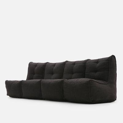 Mod 4 Quad Couch Modulsofa Mustasafiiri 