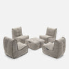 Mod 4 Quad Couch Moduulisohva Eco Weave Sisäkäyttöön tarkoitettu moduulisohva