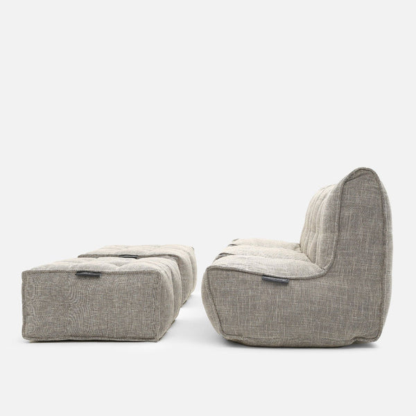 Mod 4 Quad Couch Moduulisohva Eco Weave Sisäkäyttöön tarkoitettu moduulisohva