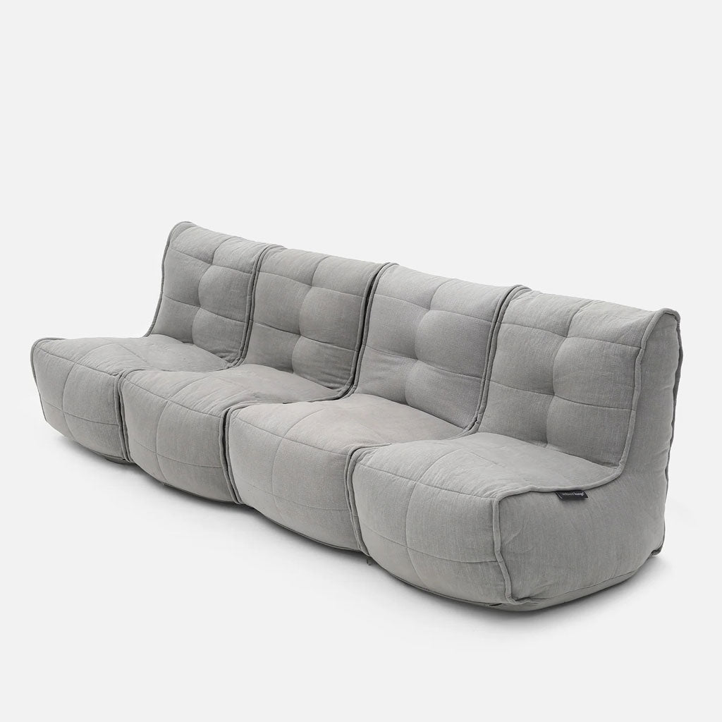Mod 4 Quad Couch Modulsofa Keystone Gray Innedørs modulsofa
