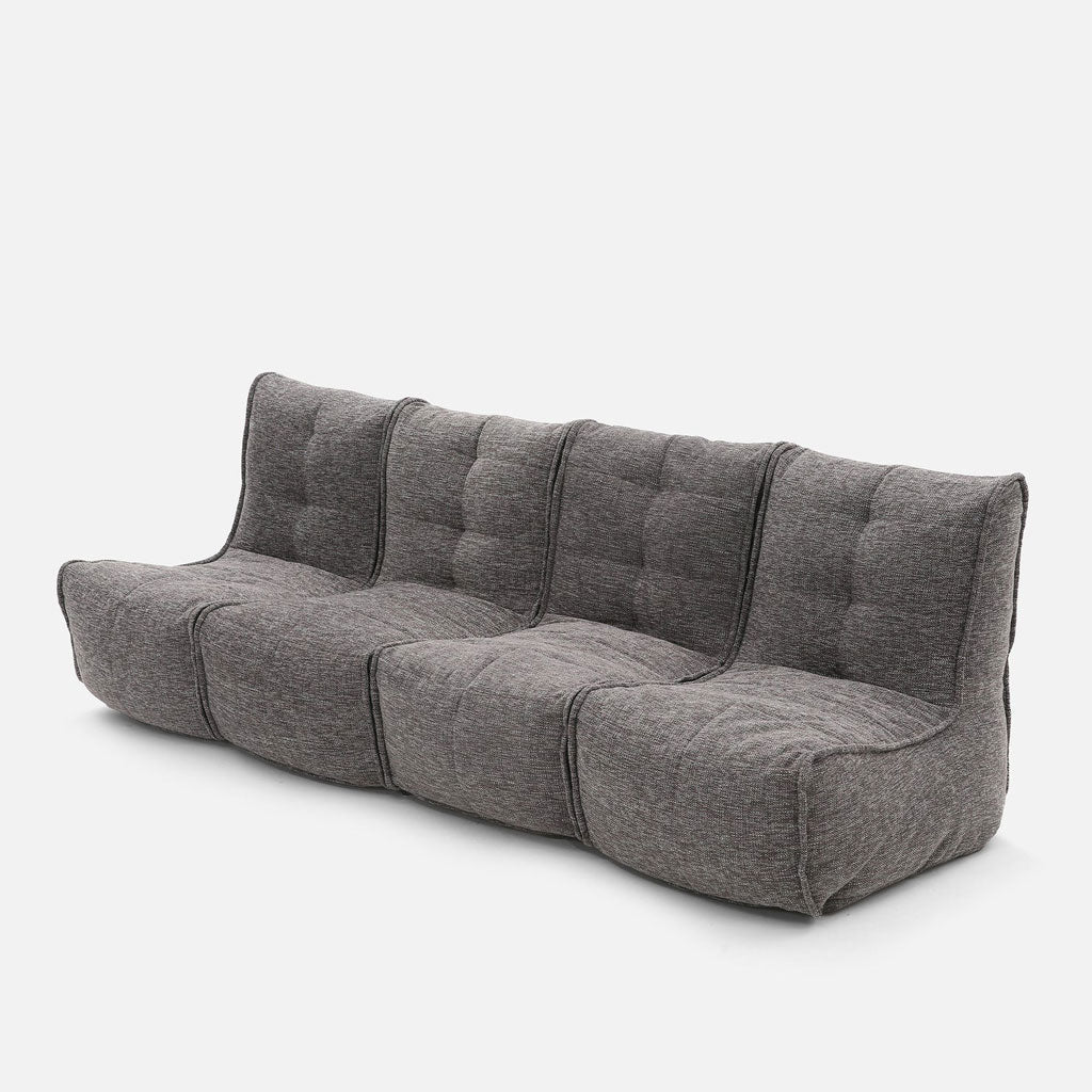 Mod 4 Quad Couch Modulsofa Luscious Gray Innedørs modulsofa
