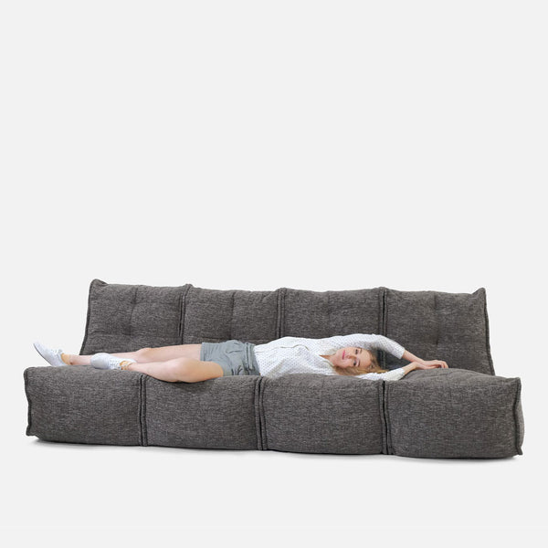 Mod 4 Quad Couch Moduulisohva Luscious Gray Sisäkäyttöön tarkoitettu moduulisohva