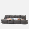 Mod 4 Quad Couch Moduulisohva Luscious Gray Sisäkäyttöön tarkoitettu moduulisohva