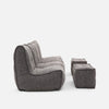 Mod 4 Quad Couch Moduulisohva Luscious Gray Sisäkäyttöön tarkoitettu moduulisohva