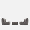 Mod 4 Quad Couch Moduulisohva Luscious Gray Sisäkäyttöön tarkoitettu moduulisohva