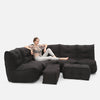 Mod 5 Living Lounge Modulsofa Black Sapphire Innedørs modulsofa