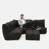 Mod 5 Living Lounge Modulsofa Black Sapphire Innedørs modulsofa