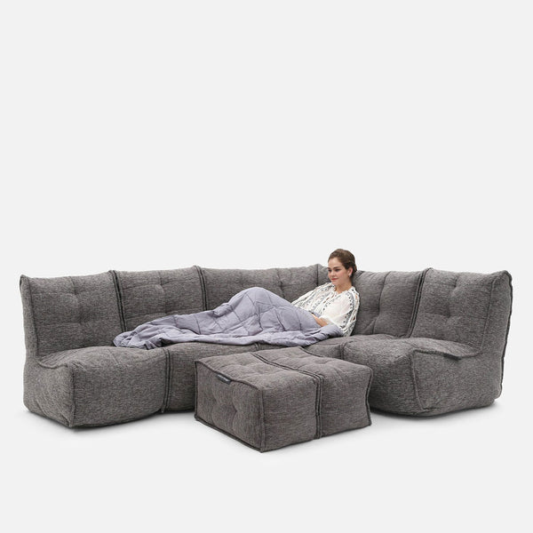 Mod 5 Living Lounge Modulsofa Luscious Gray Innedørs modulsofa