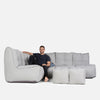Mod 5 Living Lounge Modulsofa Silverline Utendørs modulsofa