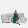Mod 5 Living Lounge Modulsofa Silverline Utendørs modulsofa