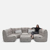 Mod 6 Lounge Max Modulsofa Eco Weave Innedørs modulsofa