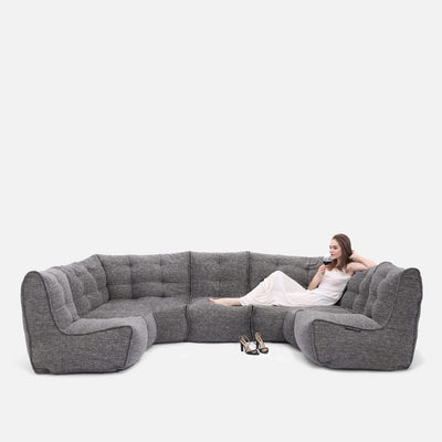 Mod 6 Lounge Max Modulsohva Luscious Harmaa 