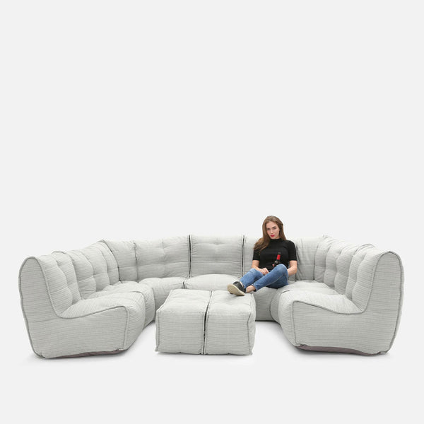 Twin Ottoman Modulsofa Silverline Utendørs modulsofa