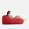 Satellite Twin Sofa Crimson Vibe (Sunbrella) Utendørs saccosekk