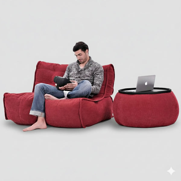 Interiør Versa Table Wildberry Deluxe Innedørs saccosekk