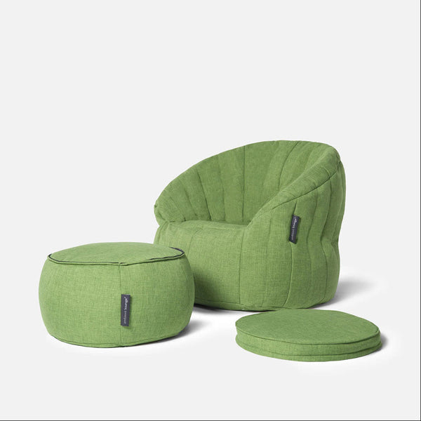 Wing Ottoman Lime Citrus Innedørs saccosekk