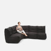 Mod 4 L Sofa Moduulisohva Black Sapphire Sisäkäyttöön tarkoitettu moduulisohva