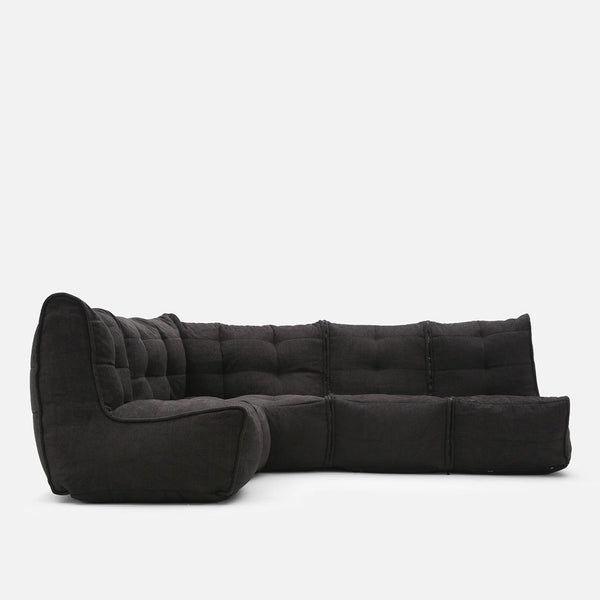 Mod 4 L Sofa Moduulisohva Black Sapphire Sisäkäyttöön tarkoitettu moduulisohva