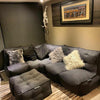 Mod 5 Living Lounge Modulsofa Black Sapphire Innedørs modulsofa
