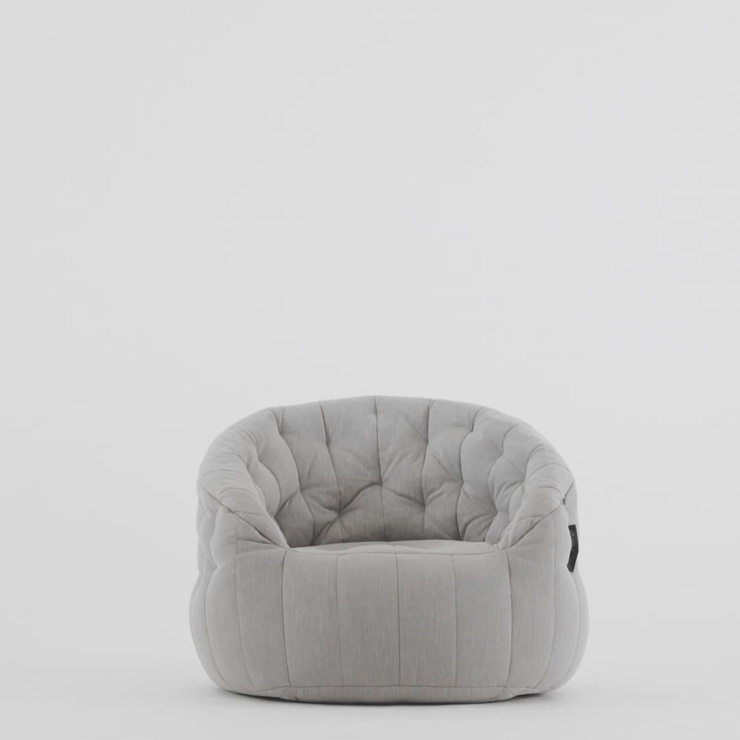 Butterfly Sofa Keystone Gray Innedørs saccosekk