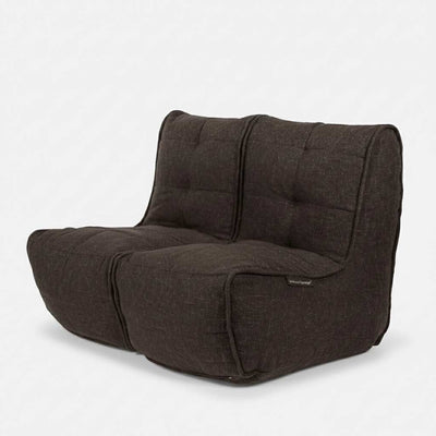 Twin Couch Modulsofa Hot Chocolate 
