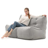 Twin Couch Modulsofa Keystone Gray Innedørs saccosekk