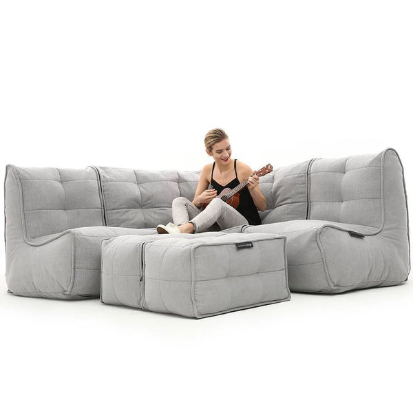 Mod 4 Corner Deluxe Modulsofa Keystone Gray Innedørs modulsofa