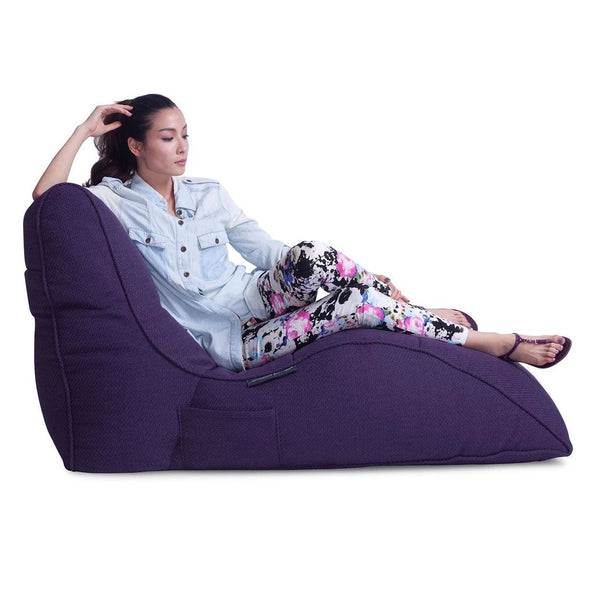 Avatar Lounger Aubergine Dream Innedørs saccosekk