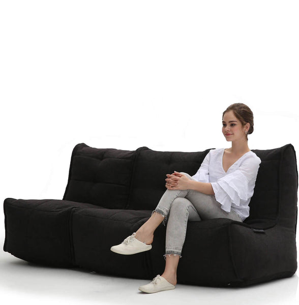 [OUTLET] Mod 3 Movie Couch Modulsofa Black Sapphire Innedørs modulsofa