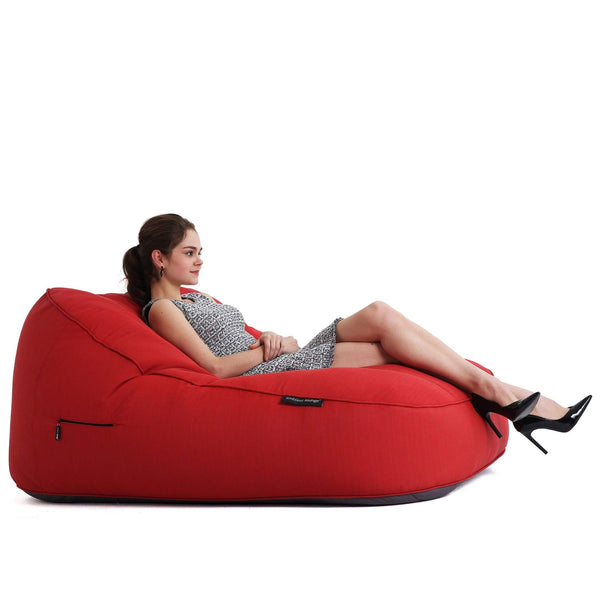 Satellite Twin Sofa Crimson Vibe (Sunbrella) Utendørs saccosekk